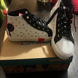 Disney Kids Sneakers - Black, White, and Red